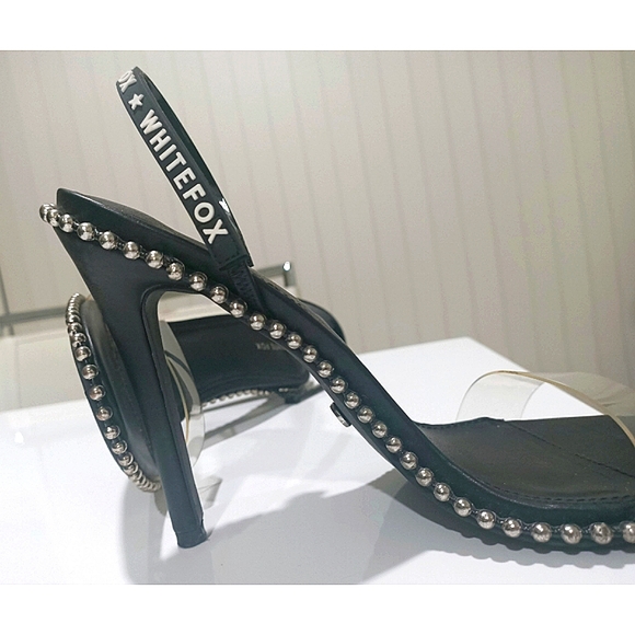 WHITE FOX Chaos studded heels *size 10* - Picture 6 of 11